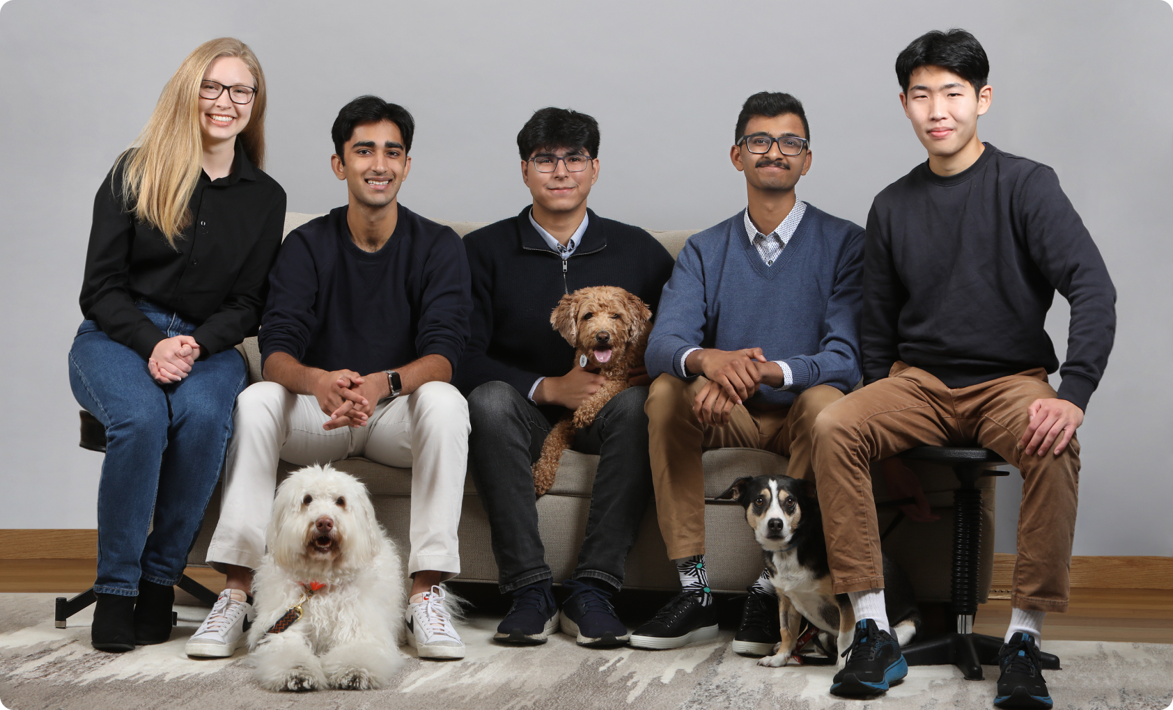 The Otto team members (including dogs!)